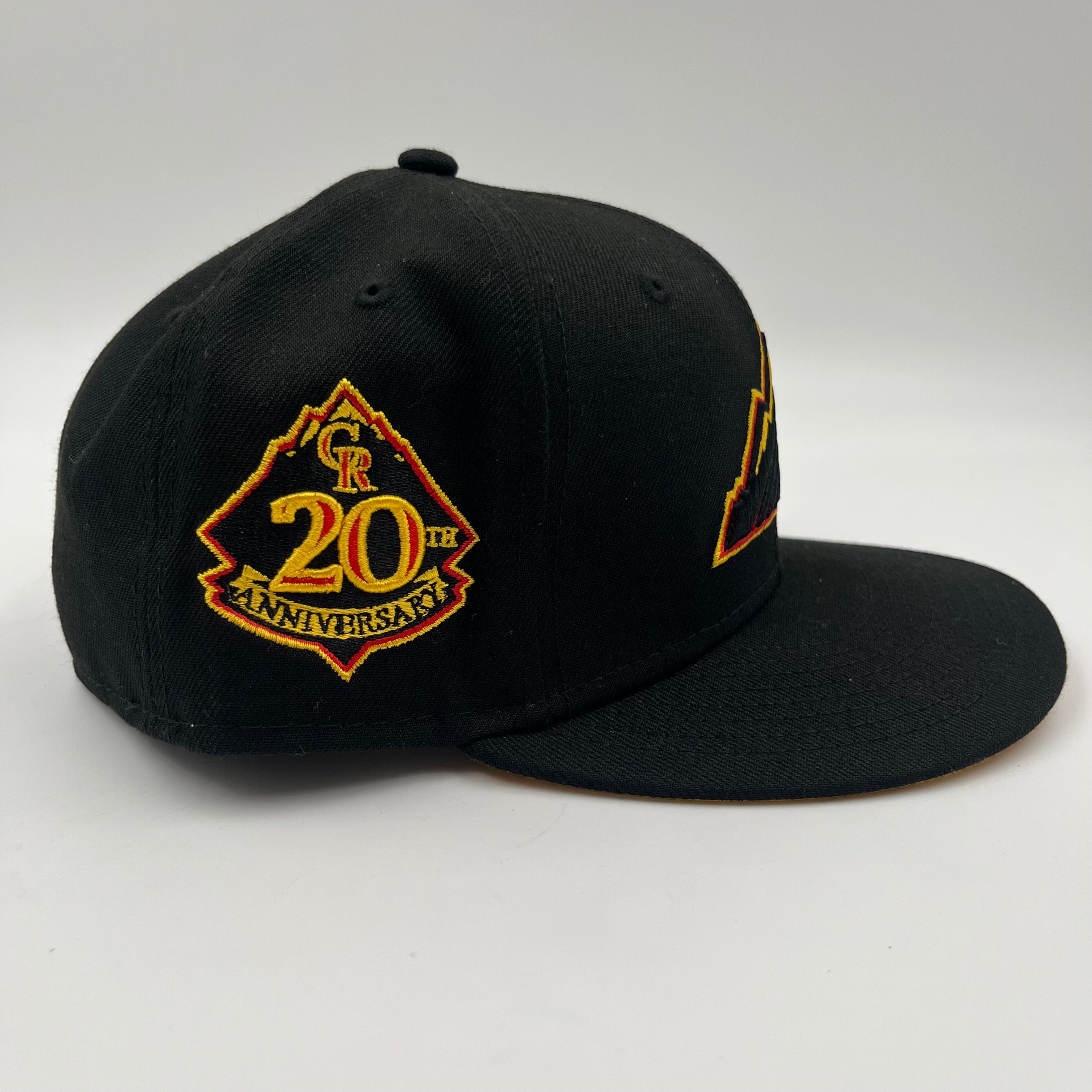 Colorado Rockies New Era 5950 Cooperstown Collection 20th Anniversary Patch Size 7 1/8