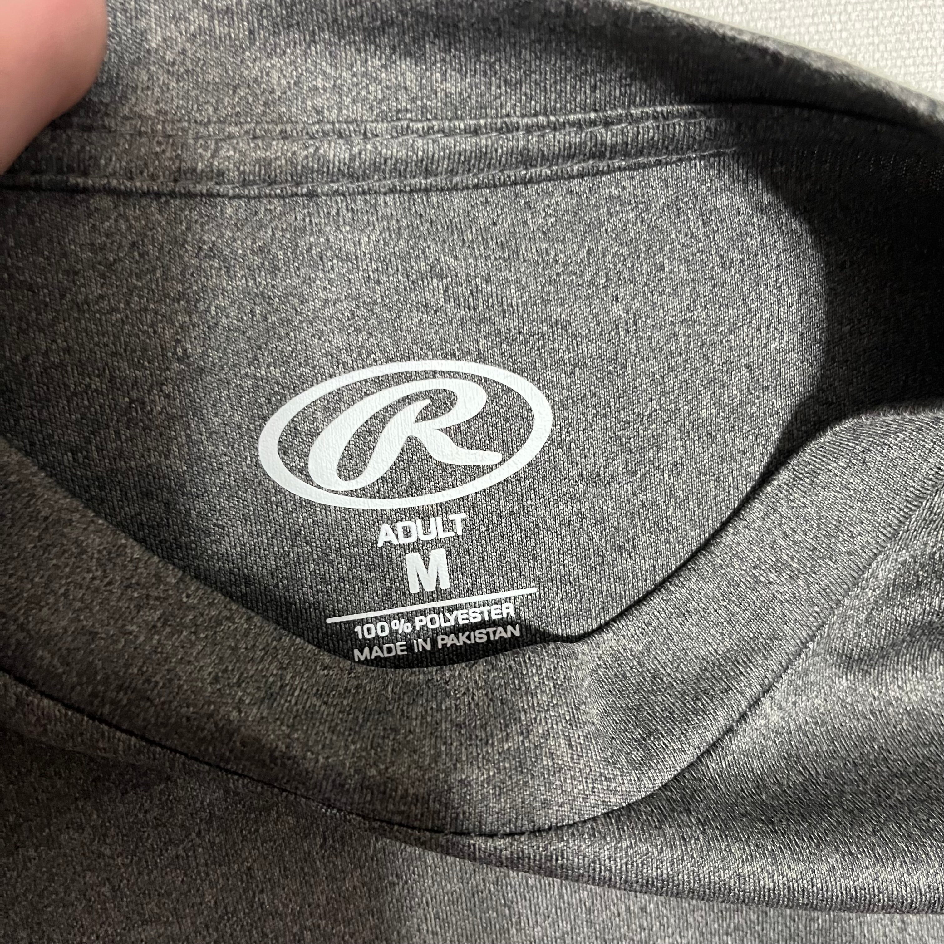 Rawlings Baseball 3/4 Sleeve Shirt Size Medium