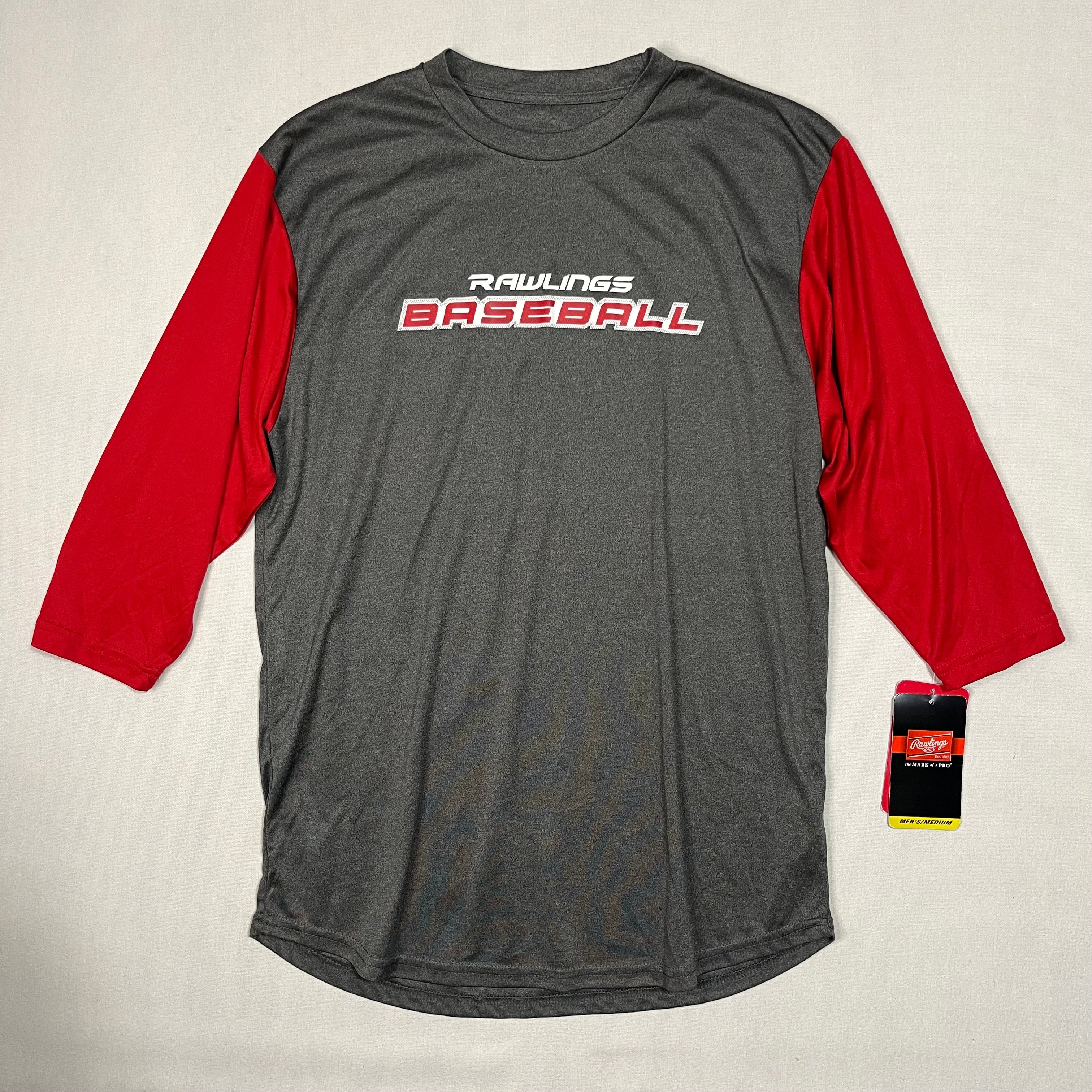 Rawlings Baseball 3/4 Sleeve Shirt Size Medium