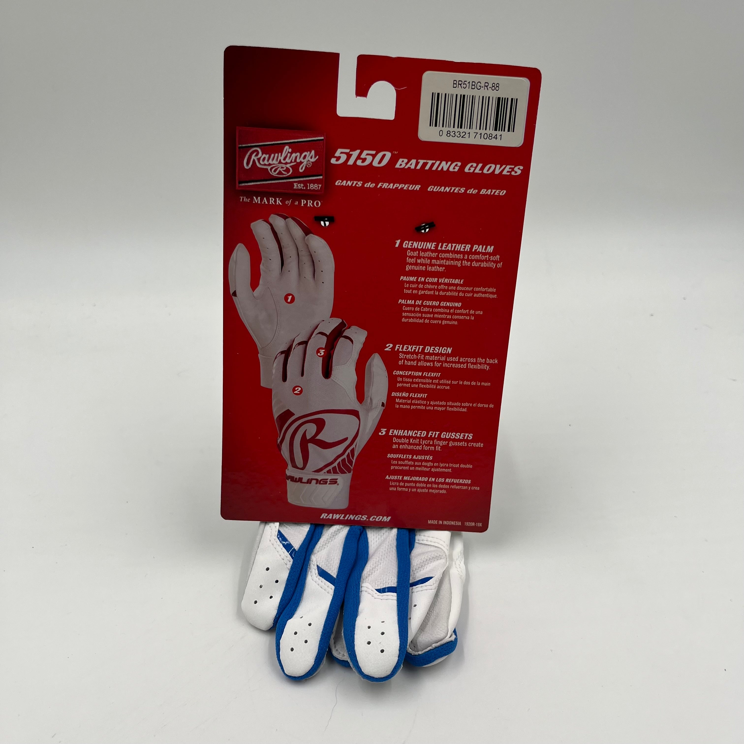 Adult Small Rawlings 5150 Batting Gloves