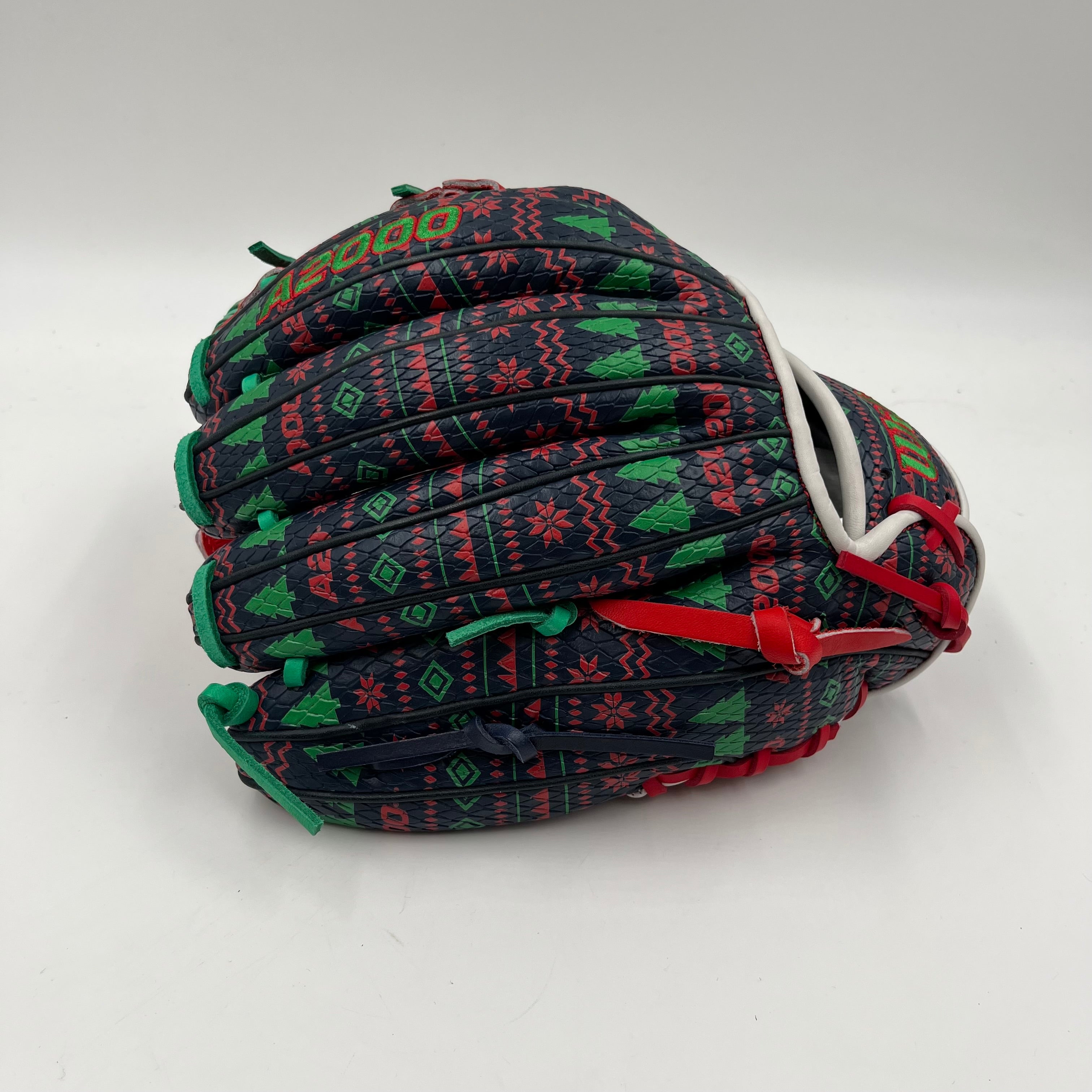 Wilson A2000 1975 Ugly Christmas Sweater 11.75 Infield Baseball Glove