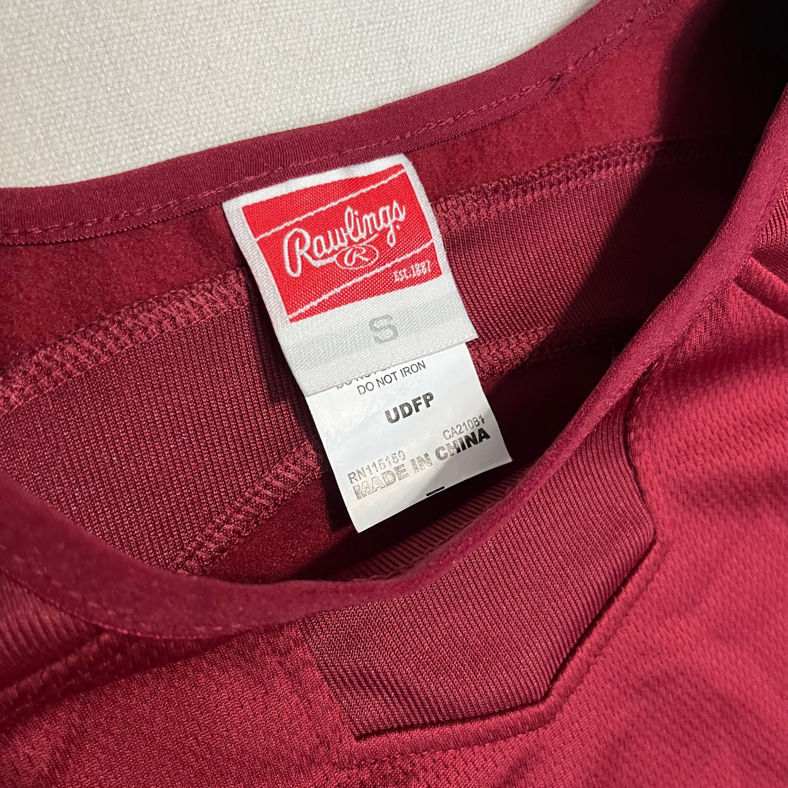 Rawlings Long Sleeve Fleece Pullover Size Small