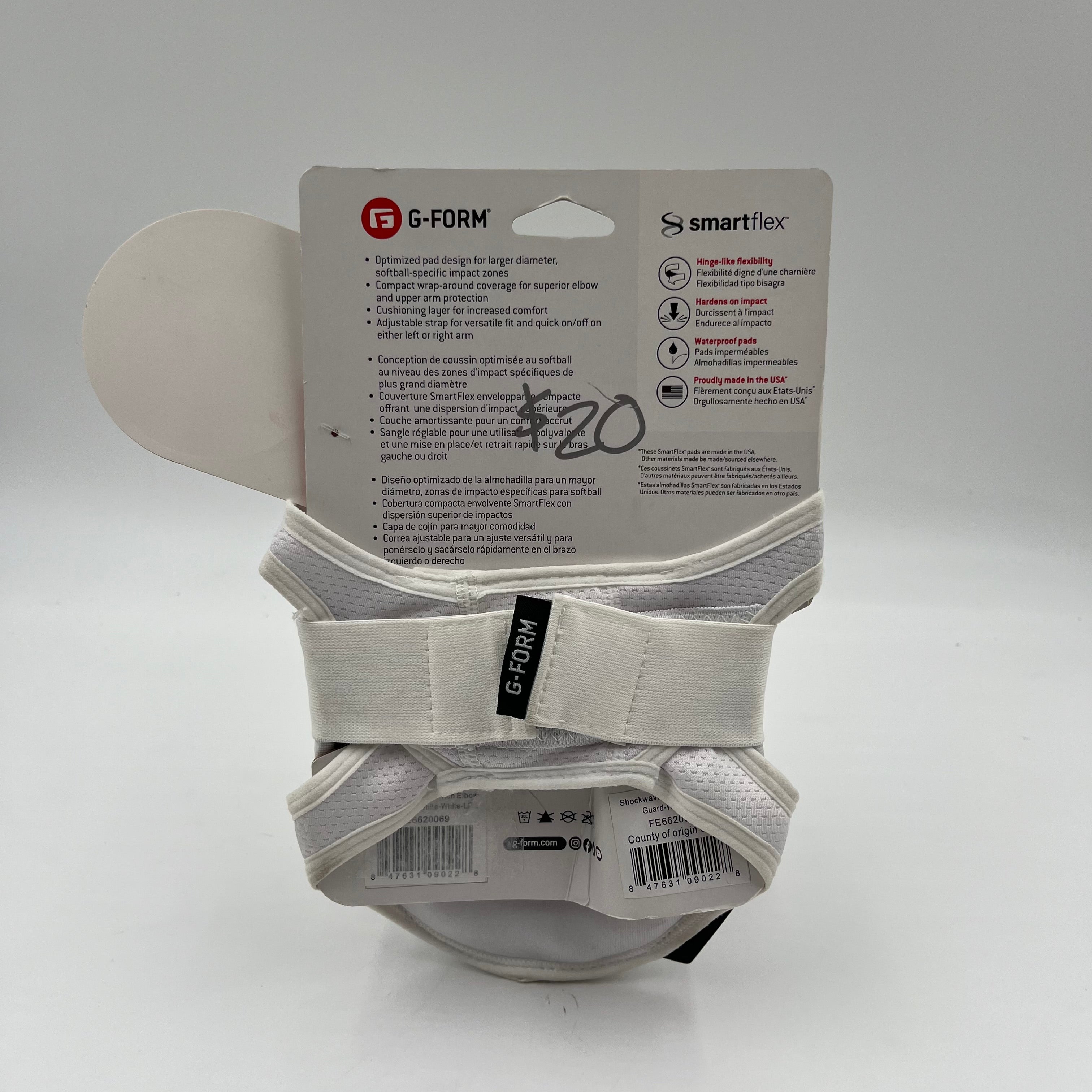 G-Form Shockwave Softball Elbow Guard Size Large/X-Large